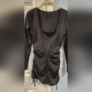 Forever 21 black body con short romper